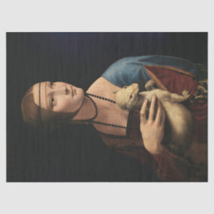 Lady with an Ermine by Leonardo da Vinci Tissue Paper