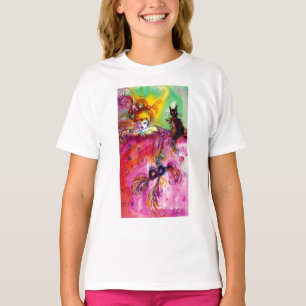 LADY WITH BLACK CAT / Venetian Masquerade T-Shirt