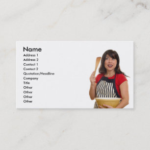 Lady with Bowl Business Cards
