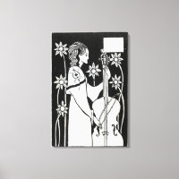 Lady with Cello, from 'Le Morte d'Arthur'`(litho)