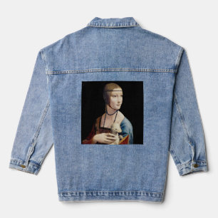 Lady with Ermine Denim Jacket