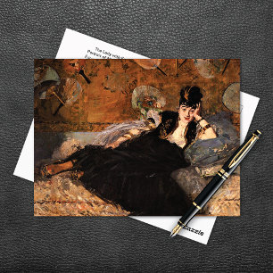 Lady with Fans Edouard Manet Postcard