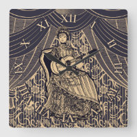 Lady with guitar