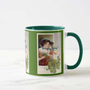 Lady with Shamrocks Mug