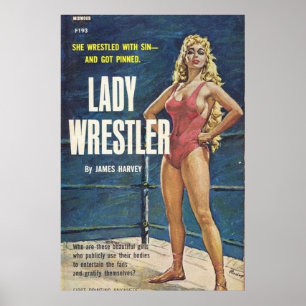 Lady Wrestler Poster