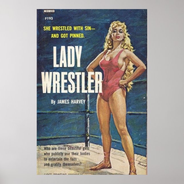 Lady Wrestler Poster (Front)