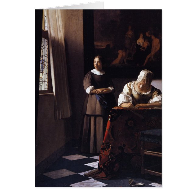 Lady Writing a Letter (Front)