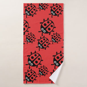 ladybird And Ladybug Bath Towel