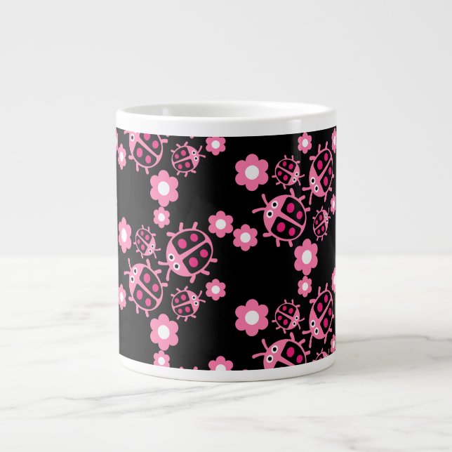 Ladybird And ladybug  Large Coffee Mug (Front)