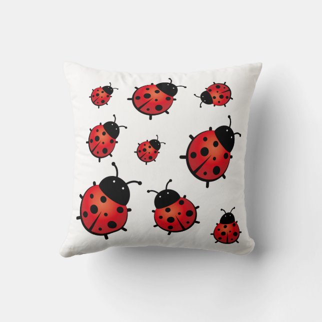 Ladybird Cushion (Back)