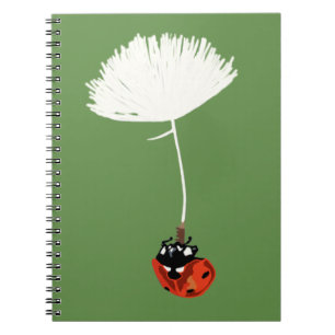 Ladybird, Cute red ladybug Spiral  Notebook