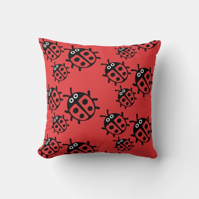 ladybird Family Cushion (Front)
