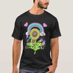 Ladybird Flowers Children Garden Sunflowers Sunflo T-Shirt