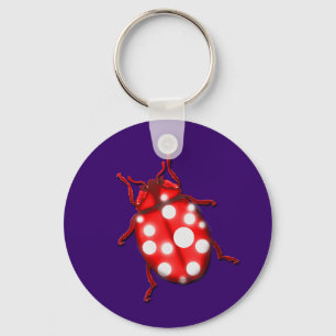 Ladybird Lady Bug Gardening Gifts Key Ring