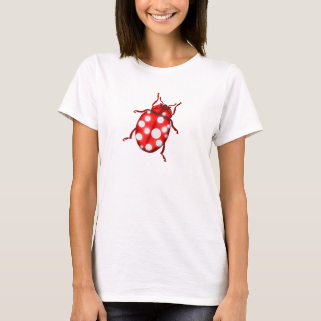 Ladybird Lady Bug Gardening Gifts T-Shirt (Front)