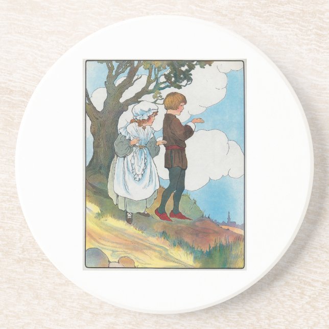Ladybird, ladybird, fly away home! coaster (Front)