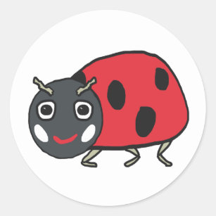 Ladybird Ladybug Classic Round Sticker
