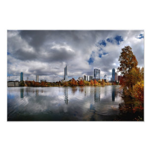 Ladybird Lake - Austin Texas Skyline 4 Photo Print
