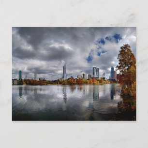 Ladybird Lake - Austin Texas Skyline 4 Postcard