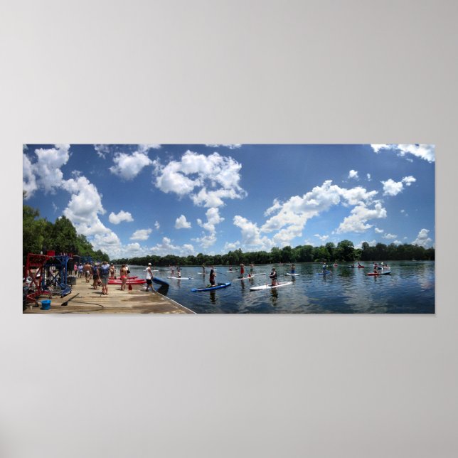 Ladybird Lake Boating - Austin, Texas Poster (Front)