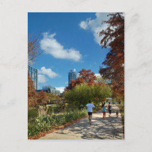 Ladybird Lake Butler Running Trail - Austin, Texas Postcard