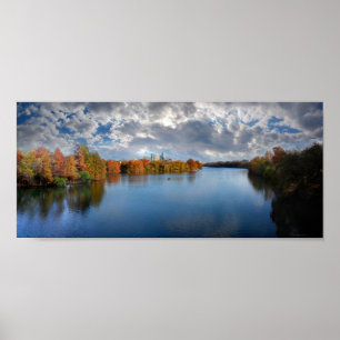 Ladybird Lake in the Fall - Austin, Texas Poster