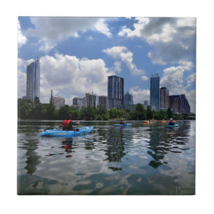 Ladybird Lake Kayaks and Dog Park - Austin, Texas Tile