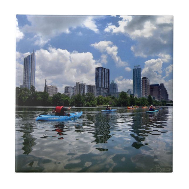 Ladybird Lake Kayaks and Dog Park - Austin, Texas Tile (Front)