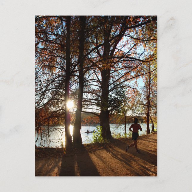 Ladybird Lake Running Trail - Austin, Texas Postcard (Front)