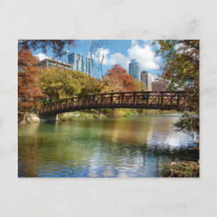 Ladybird Lake Running Trail Bridge - Austin, Texas Postcard
