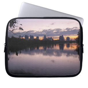 Ladybird Lake Sunrise 3 - Austin Texas Skyline Laptop Sleeve