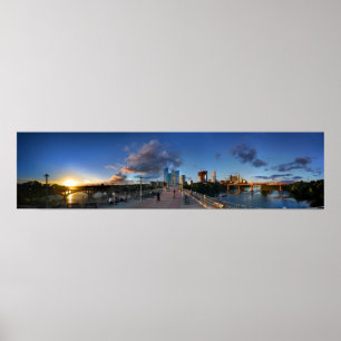 Ladybird lake Sunset in Austin, Texas Poster
