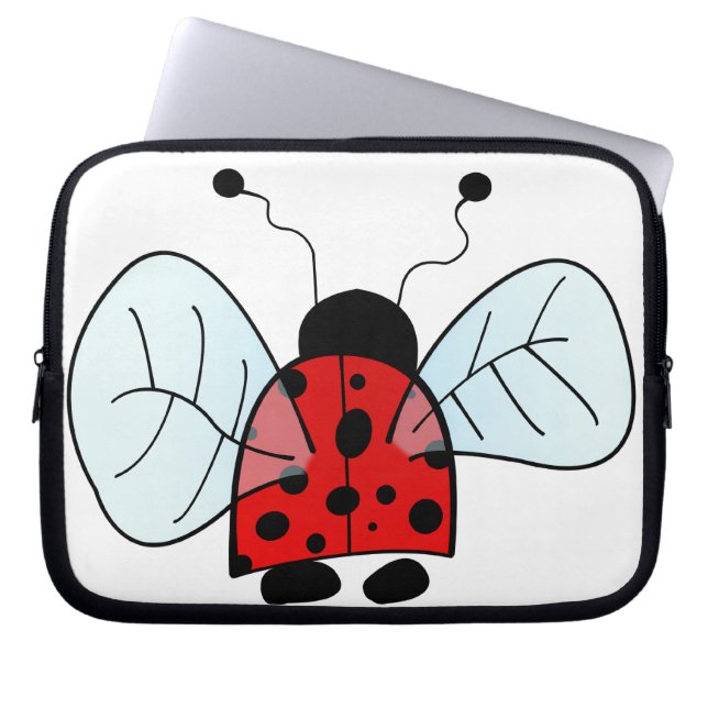 Ladybird Laptop Sleeve (Front)