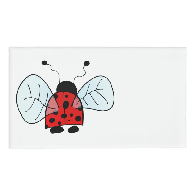 Ladybird Name Tag (Front)