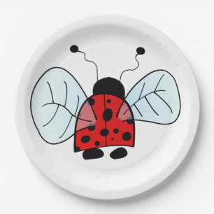 Ladybird Paper Plate