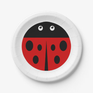ladybird paper plate