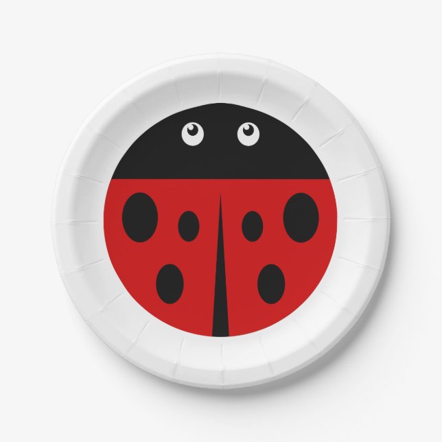 ladybird paper plate (Front)