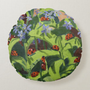 Ladybirds 2013 round cushion