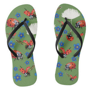 Ladybirds Flip Flops
