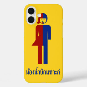 Ladyboy / Tomboy Toilet ⚠ Thai Sign ⚠ iPhone 16 Plus Case