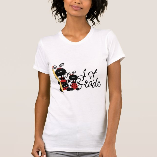 Ladybug 1st Grade Tshirts and Gifts (Front)