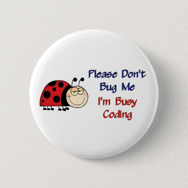 Ladybug-2 Medical Coder 6 Cm Round Badge (Front)