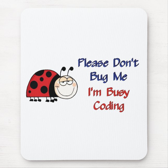 Ladybug-2 Medical Coder Mouse Mat (Front)