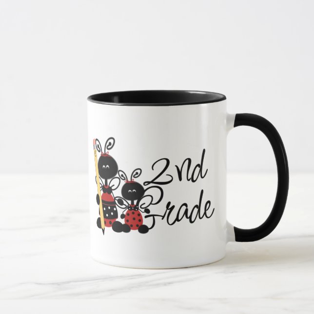 Ladybug 2nd Grade Tshirts and Gifts Mug (Right)