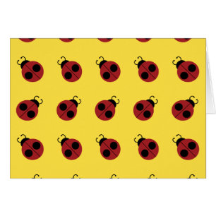 Ladybug 60s retro cool red yellow