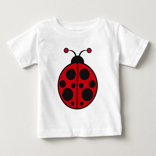 LadyBug 6 Baby T-Shirt (Front)