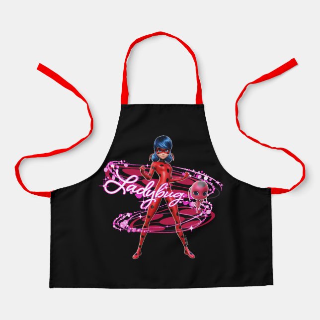 Ladybug and Tikki Graphic Apron (Front)