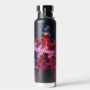 Ladybug and Tikki Graphic Water Bottle