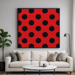 Ladybug Animal Pattern Poster