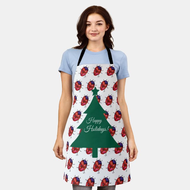 LADYBUG ART APRON (Worn)
